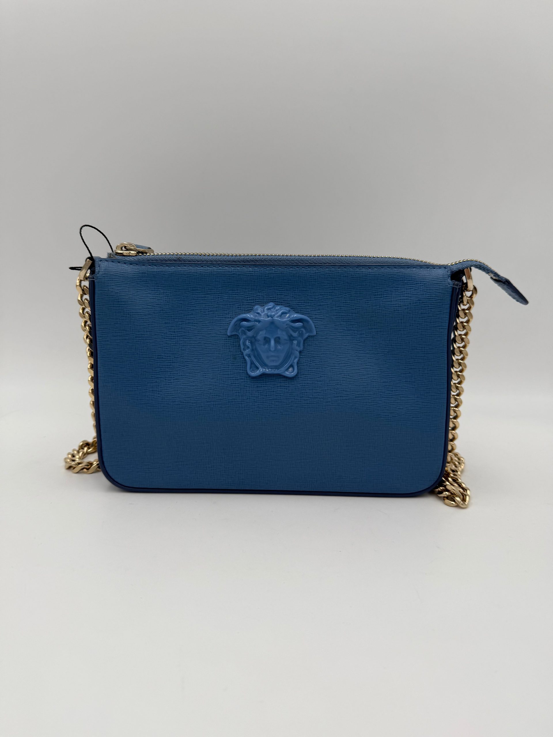 VERSACE LA MEDUSA Leather Shoulder Bag