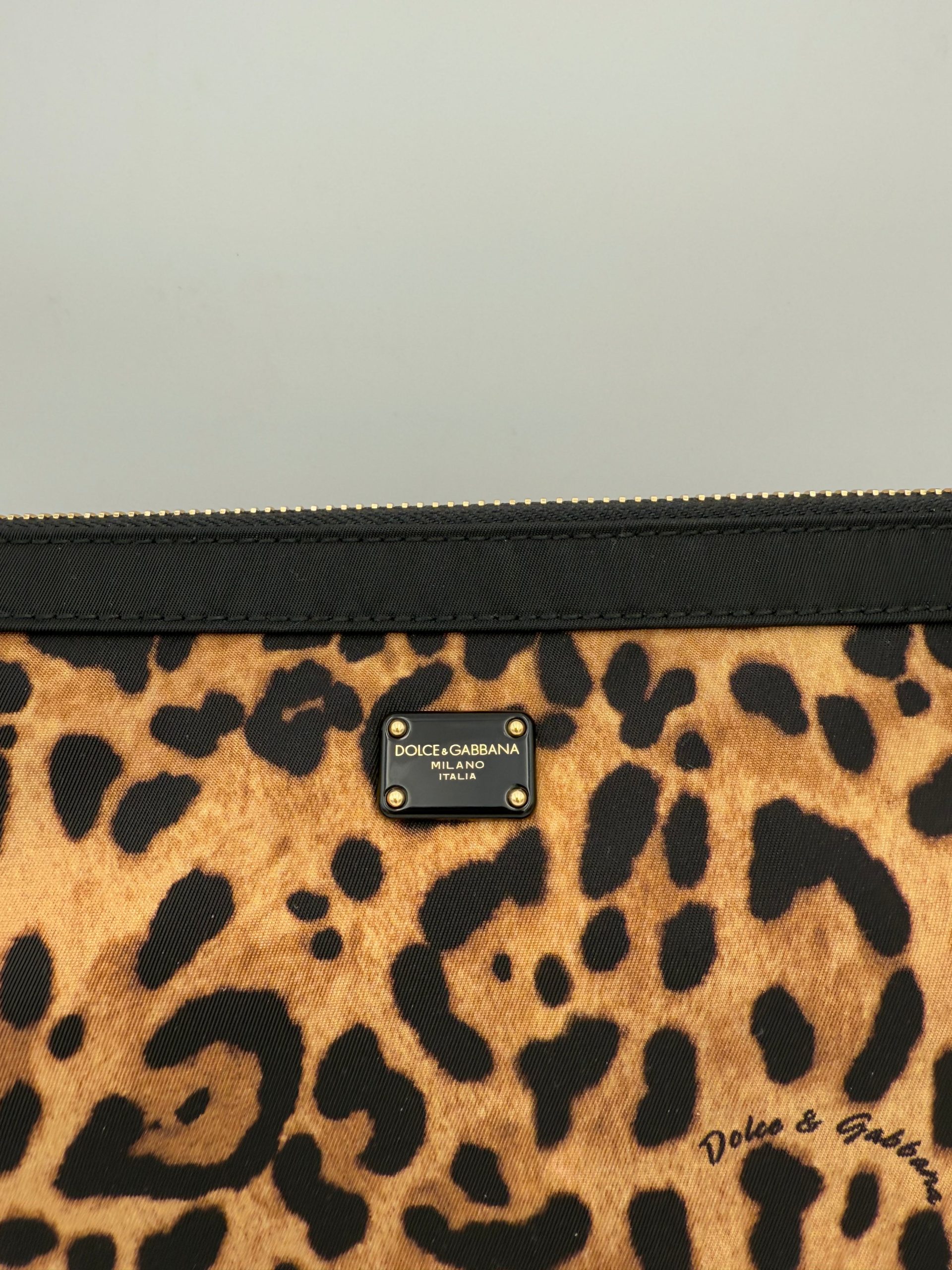 DOLCE & GABBANA Leopard Clutch