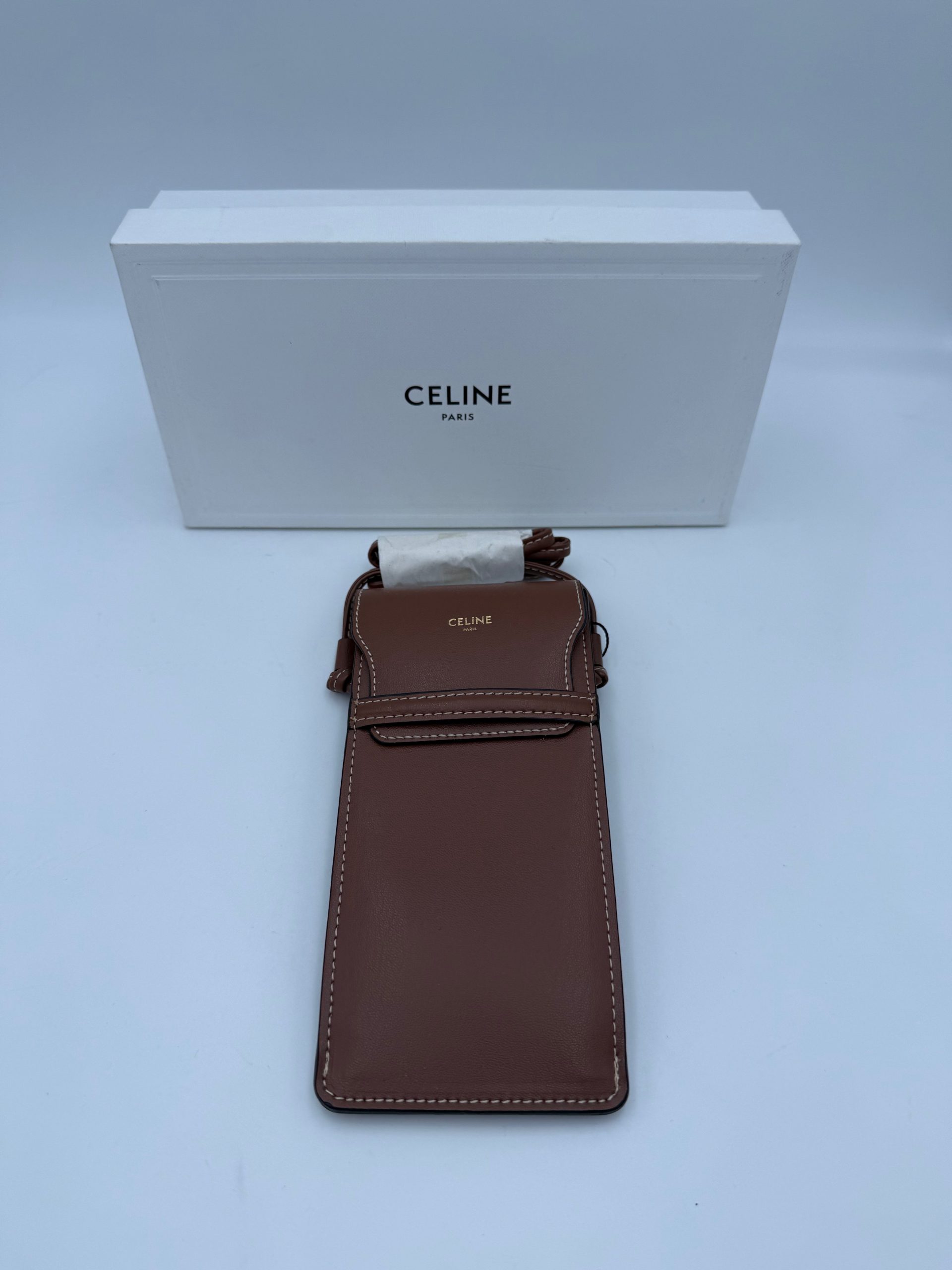 CELINE Mini Leather Shoulder Bag