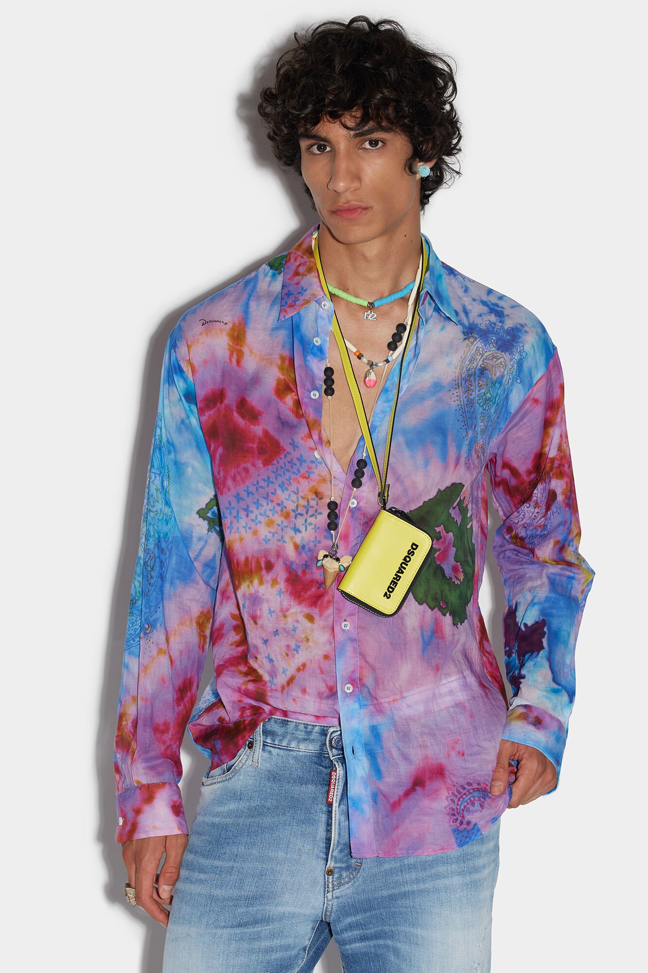 Multicolor Fibres Pattern Shirt