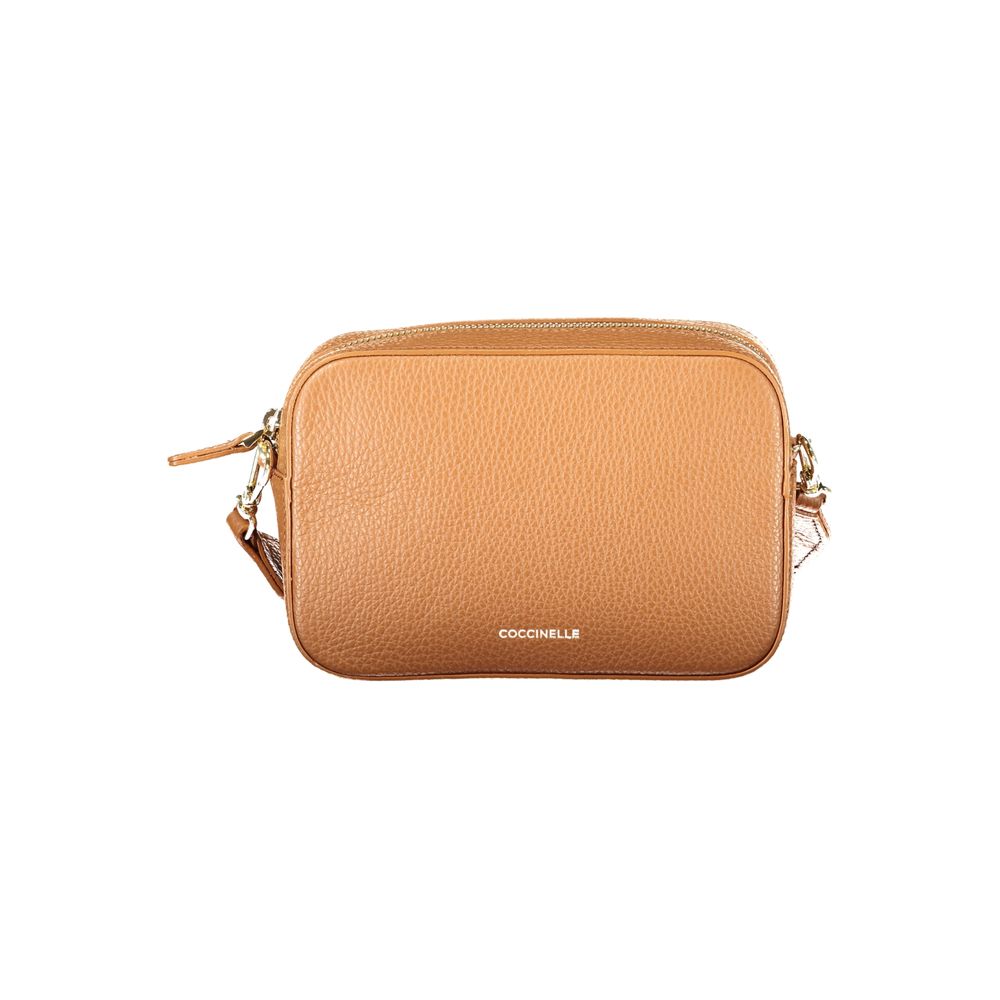 Marrone Leather Woman Handbag