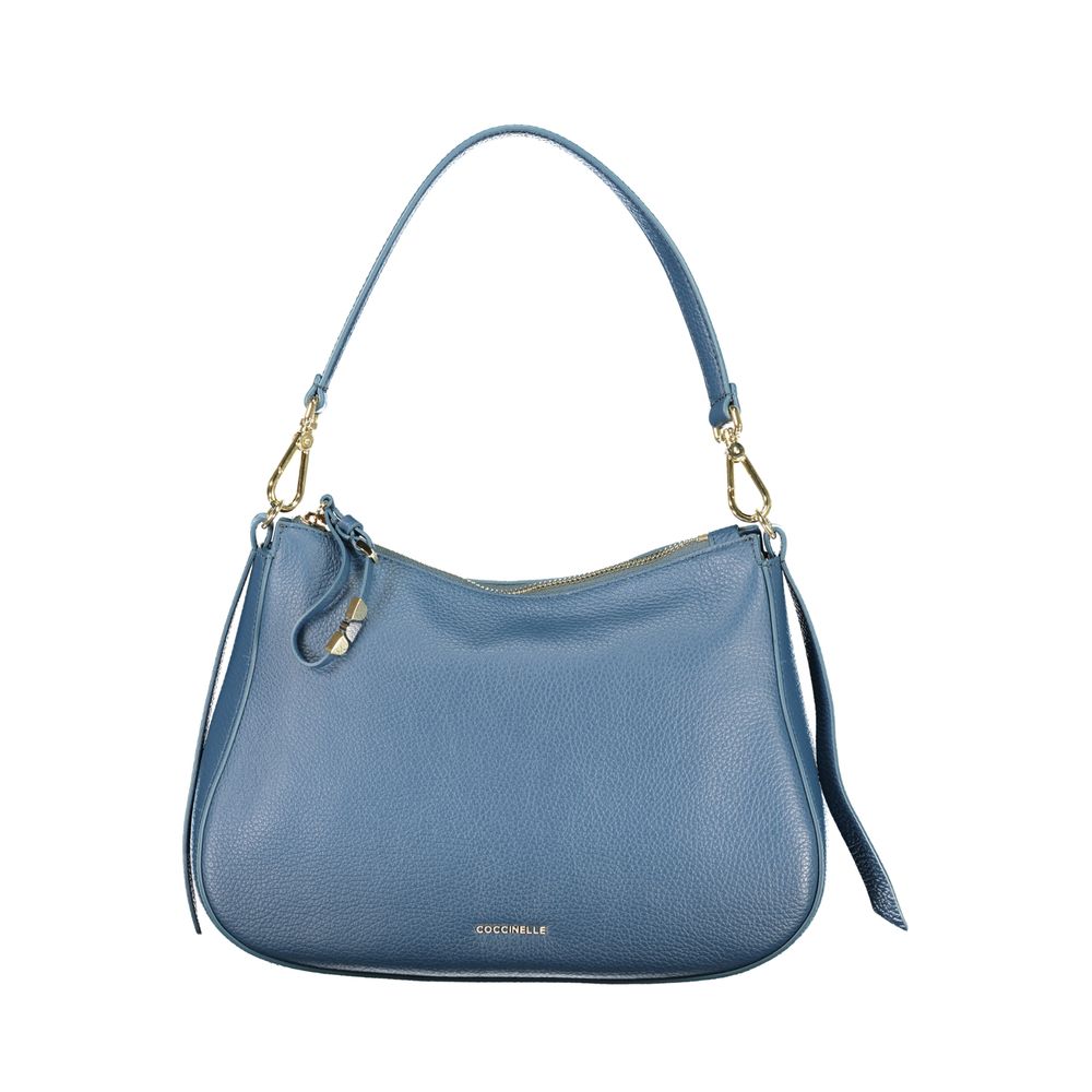 Blue Leather Handbag