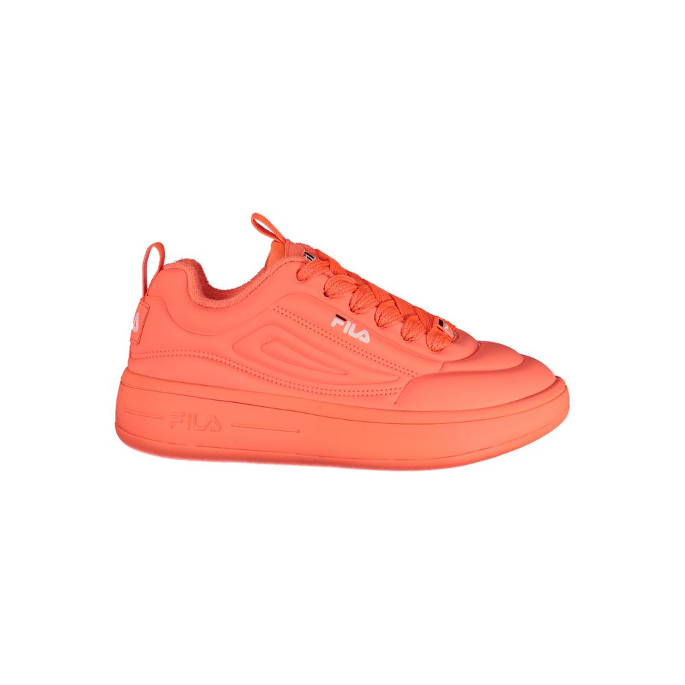 Coral Polyurethane Women Sneaker