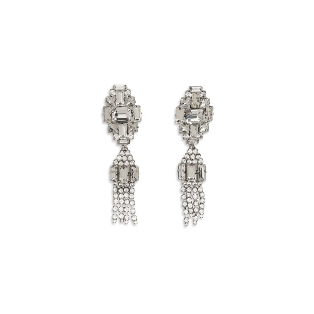 Silver Metal Earrings