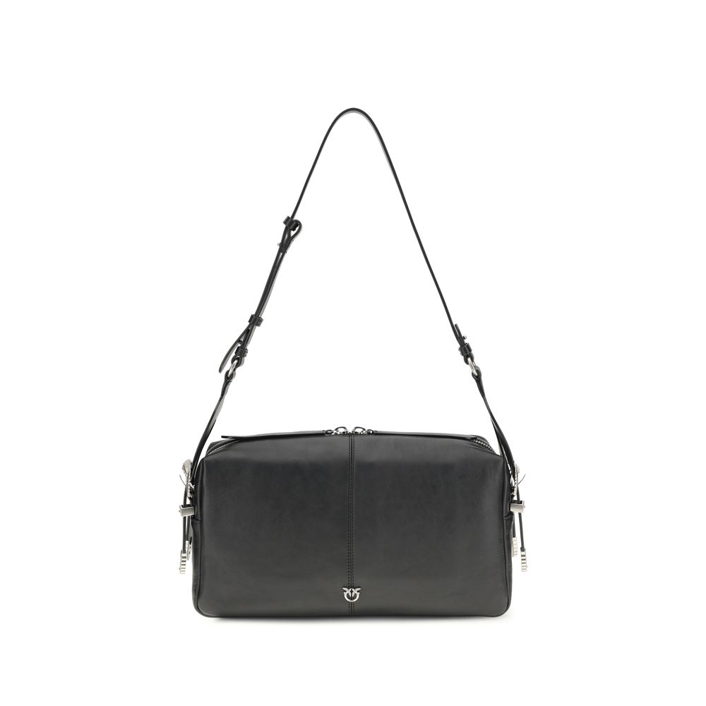 Black Calf Leather Bos Taurus Shoulder Bag