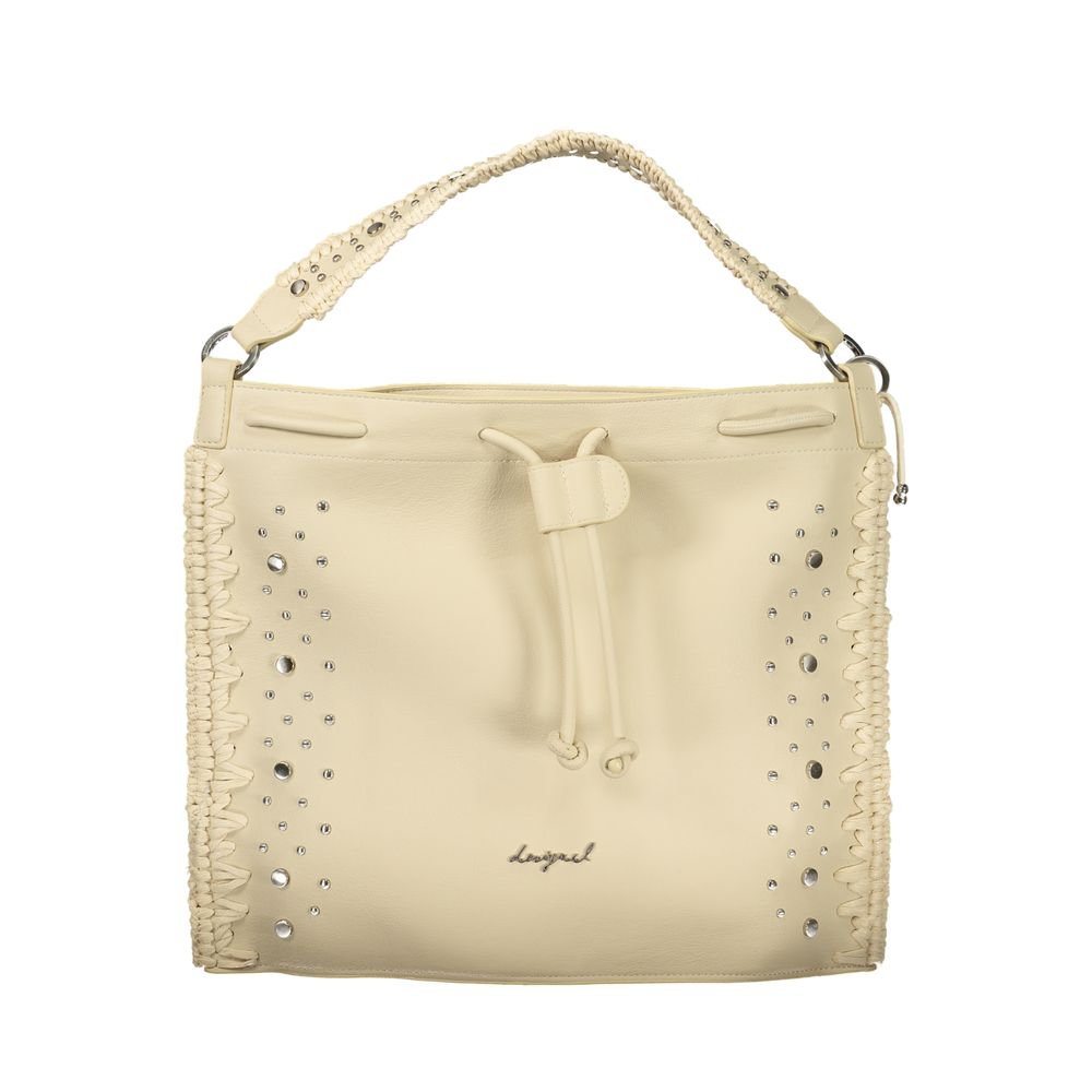 Bianco Poliuretano Woman Backpack