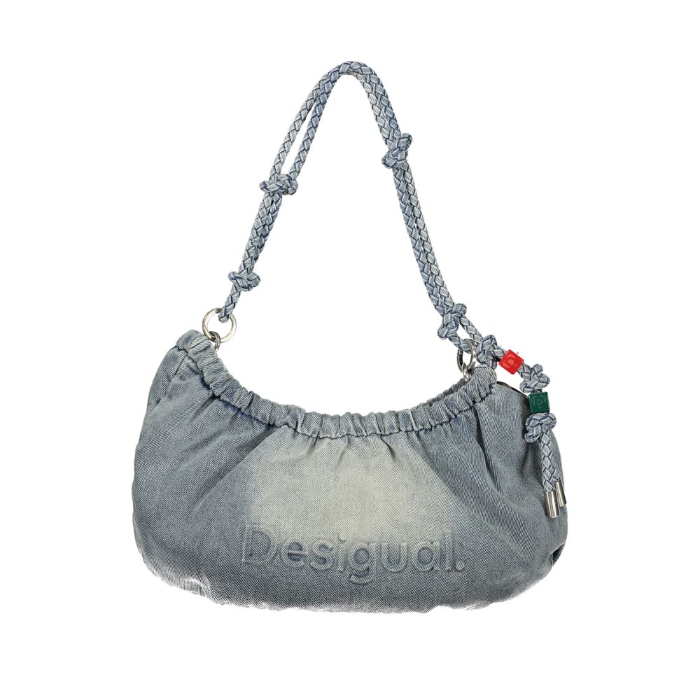 Azzurro Cotton Women's Handbag