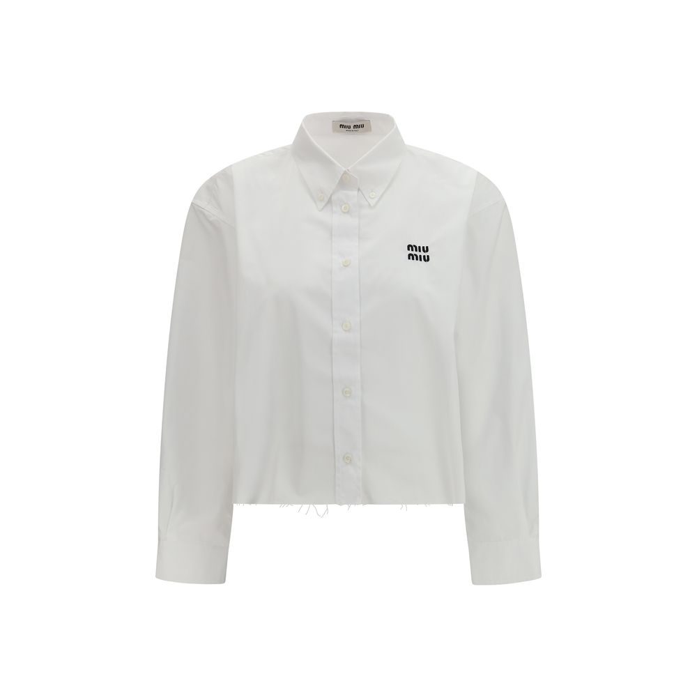 White Cotton Dress Shirt