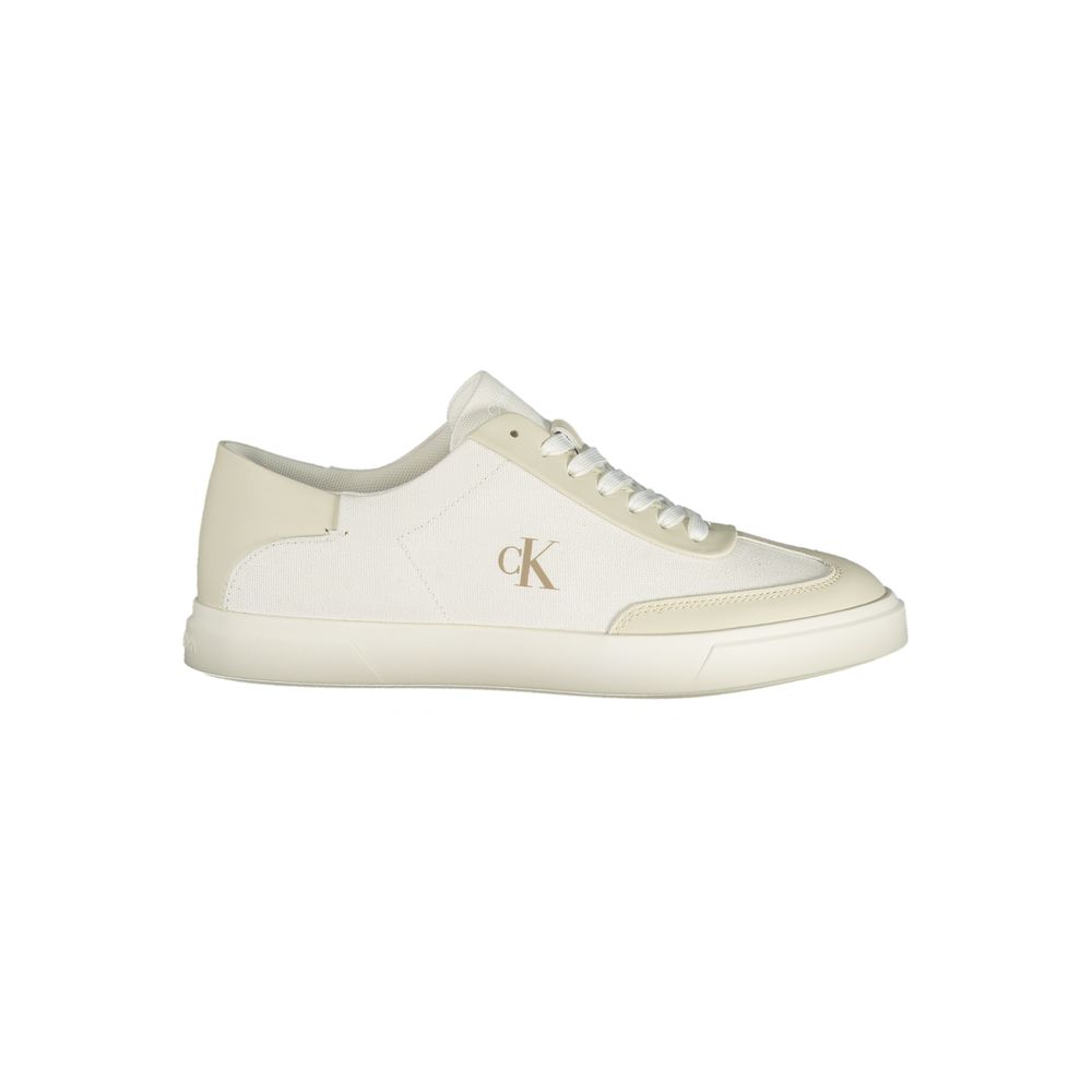 Bianco Polyester Woman Sneaker