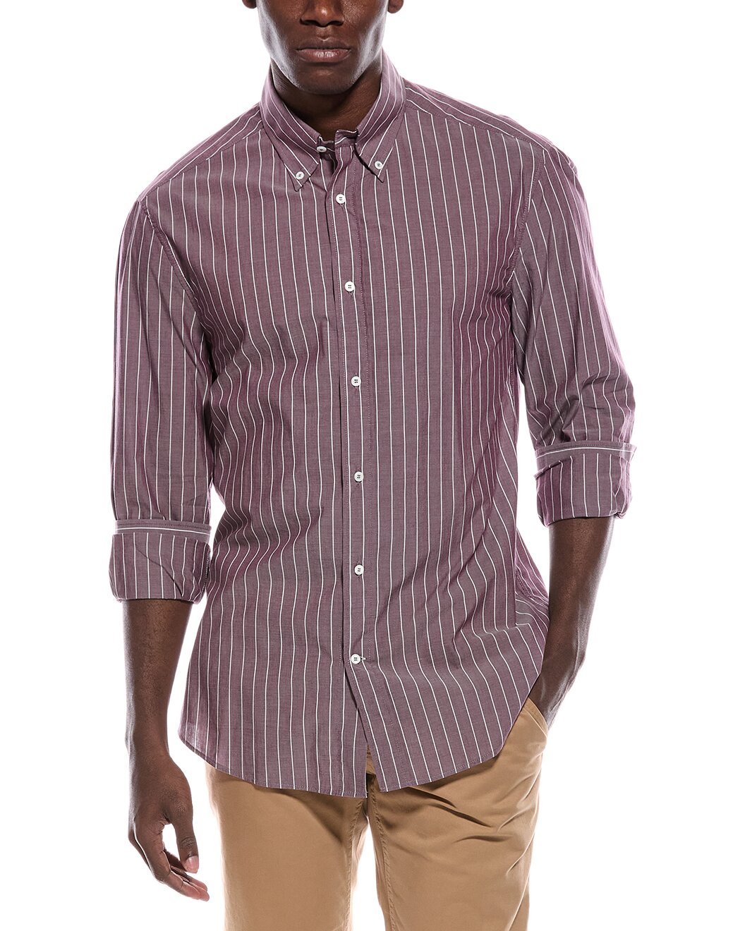 Bicolor Cotton Shirt