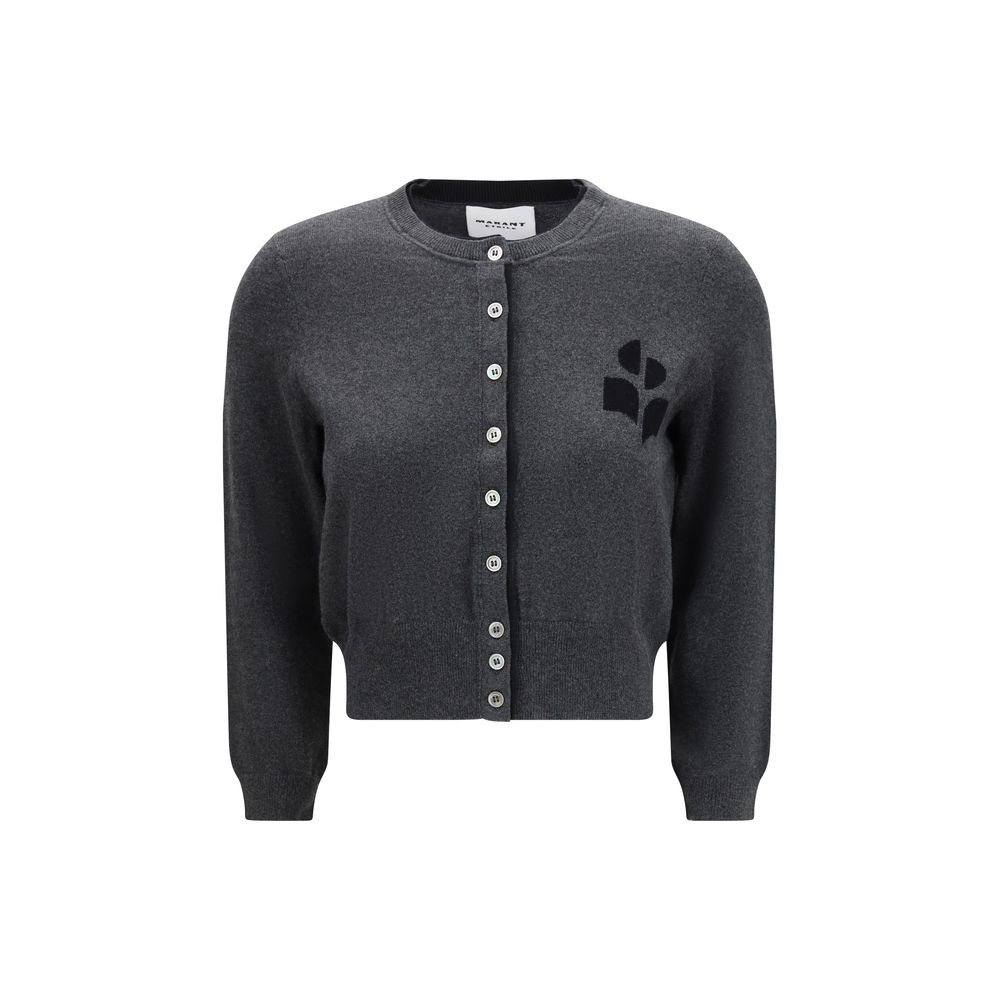 Gray Cotton Cardigan