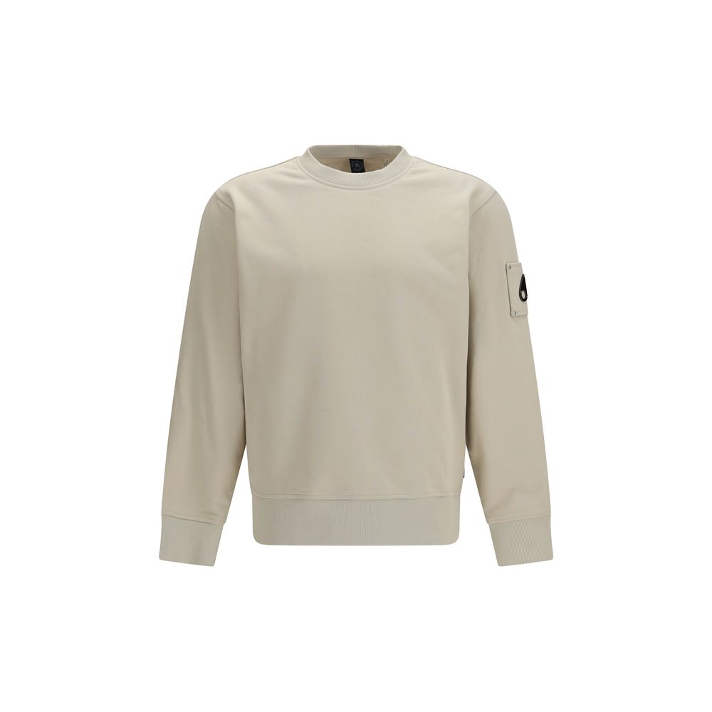 Beige Cotton Sweatshirt