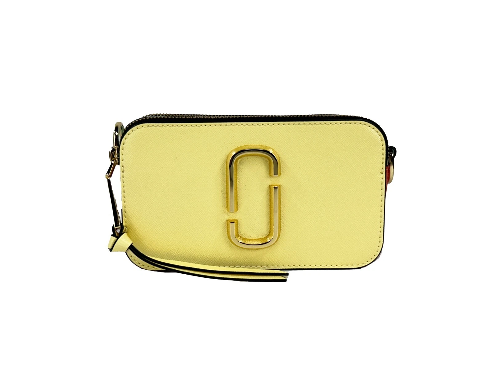 Marc Jacobs The Snapshot Crossbody Bag (Pastel Yellow Multi)
