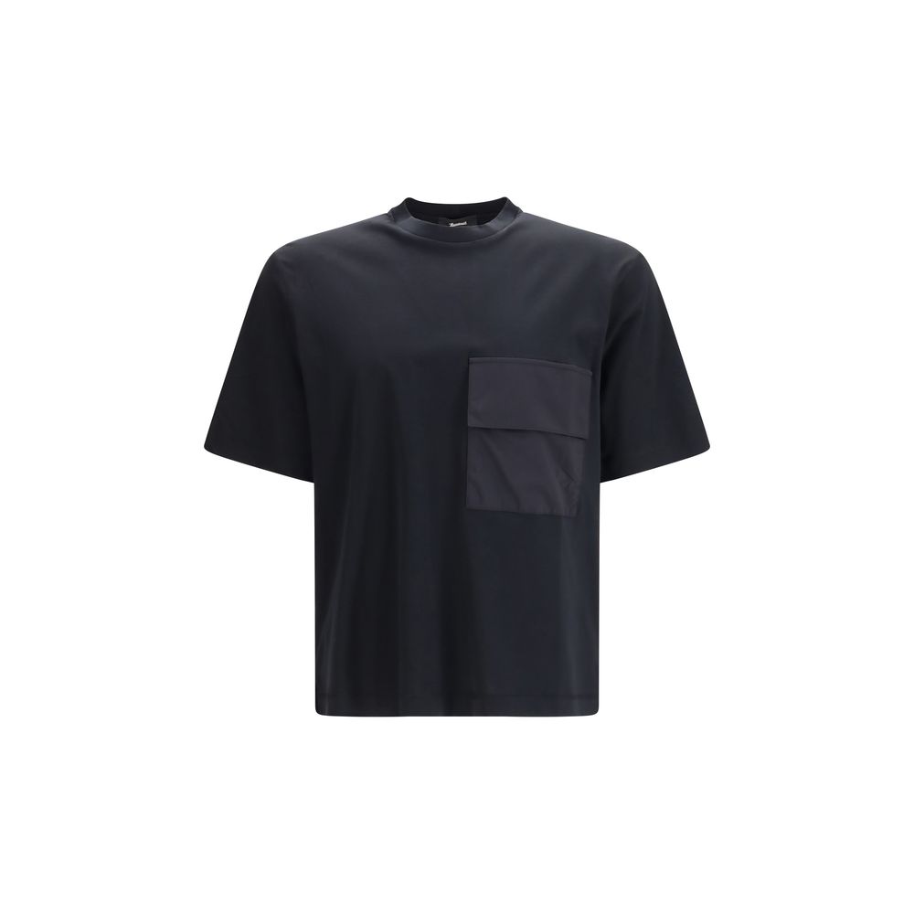 Black Cotton T-Shirt
