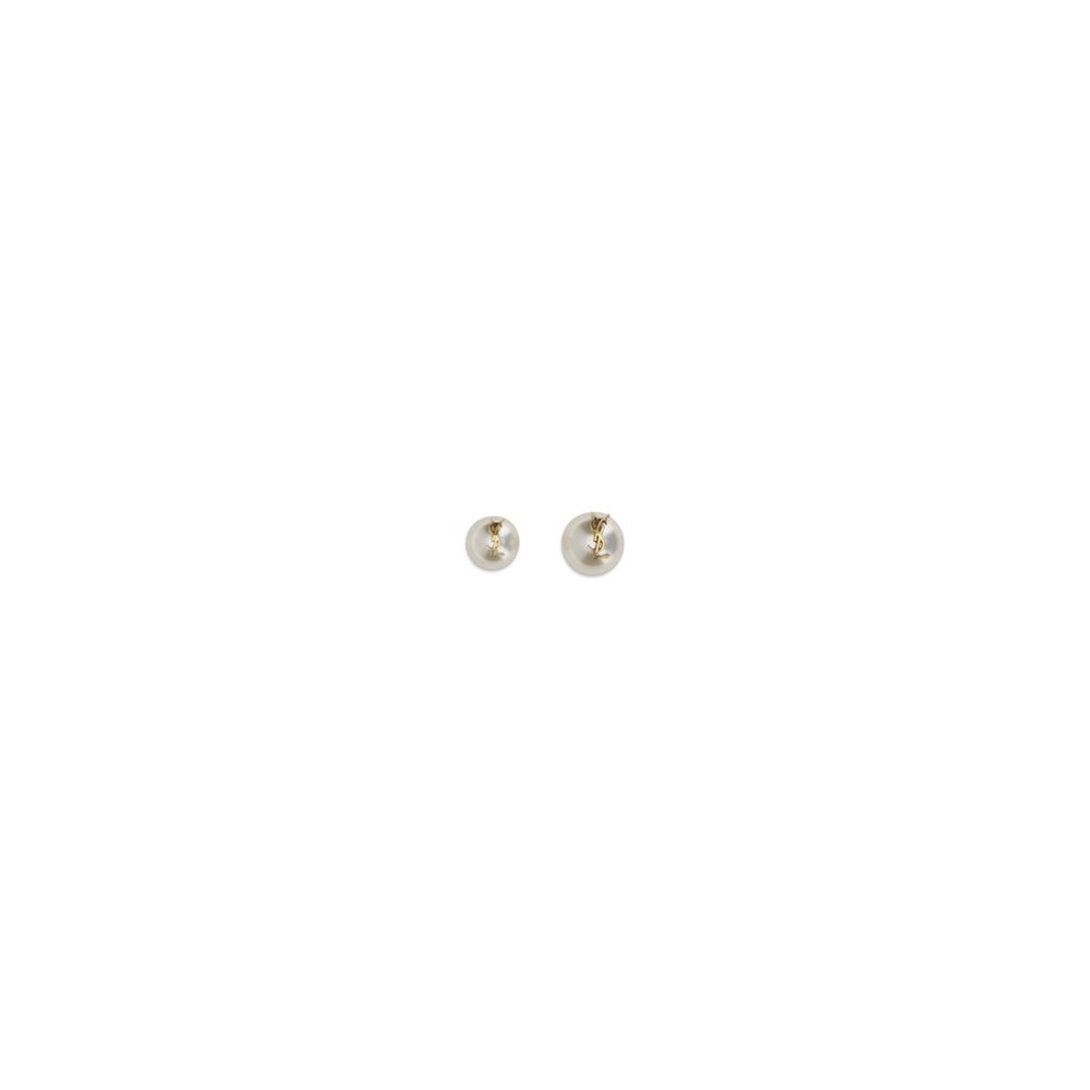 White Brass Earrings