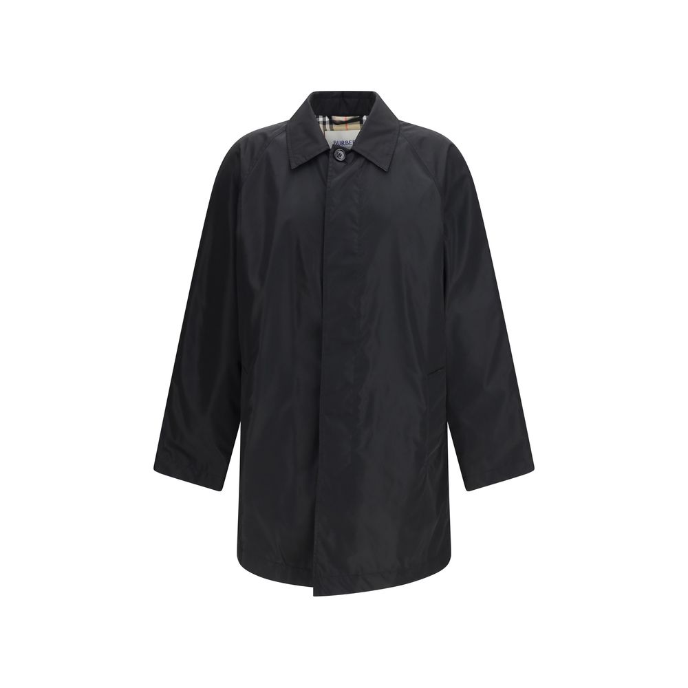 Black Polyester Coat