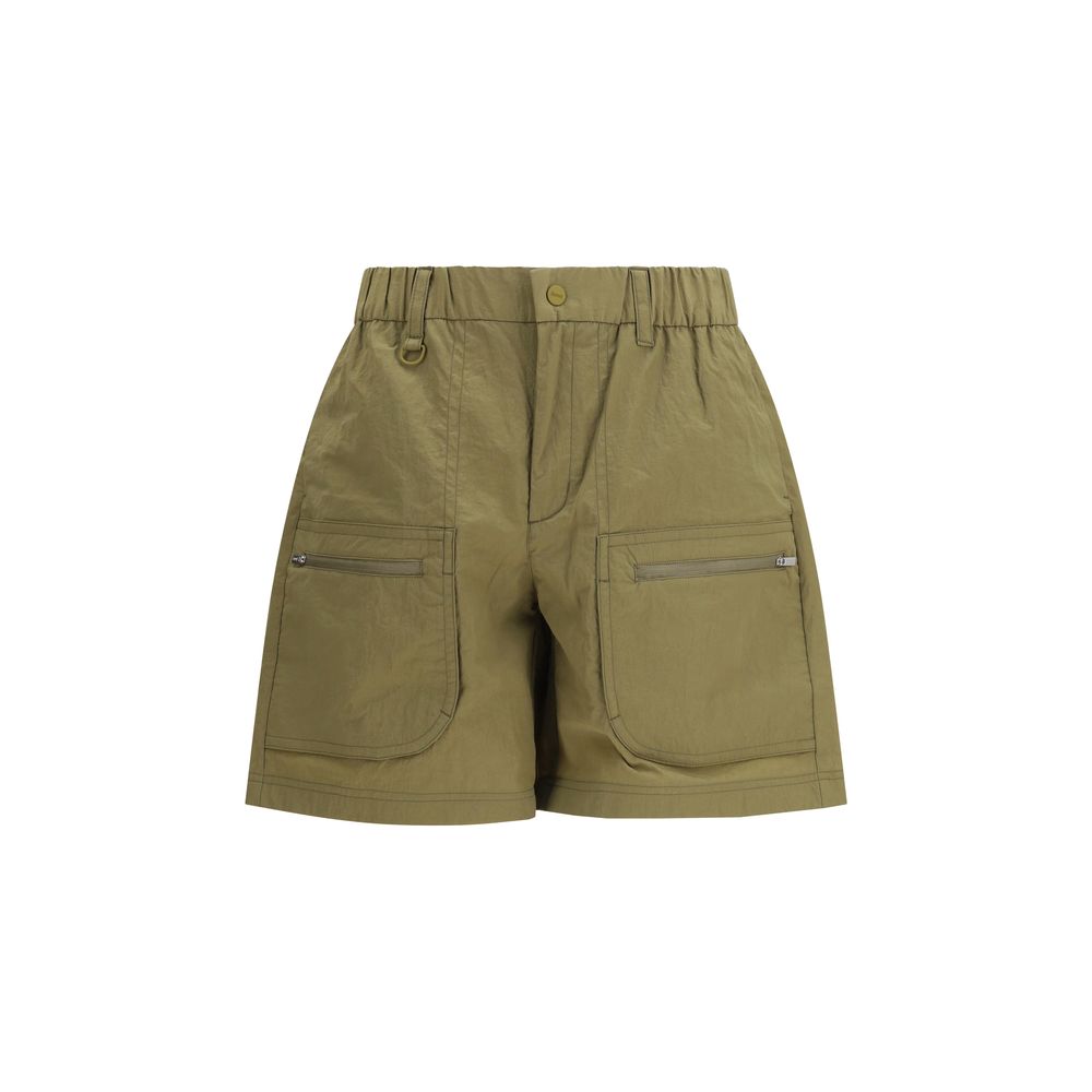 Bicolor Polyester Bermuda Shorts