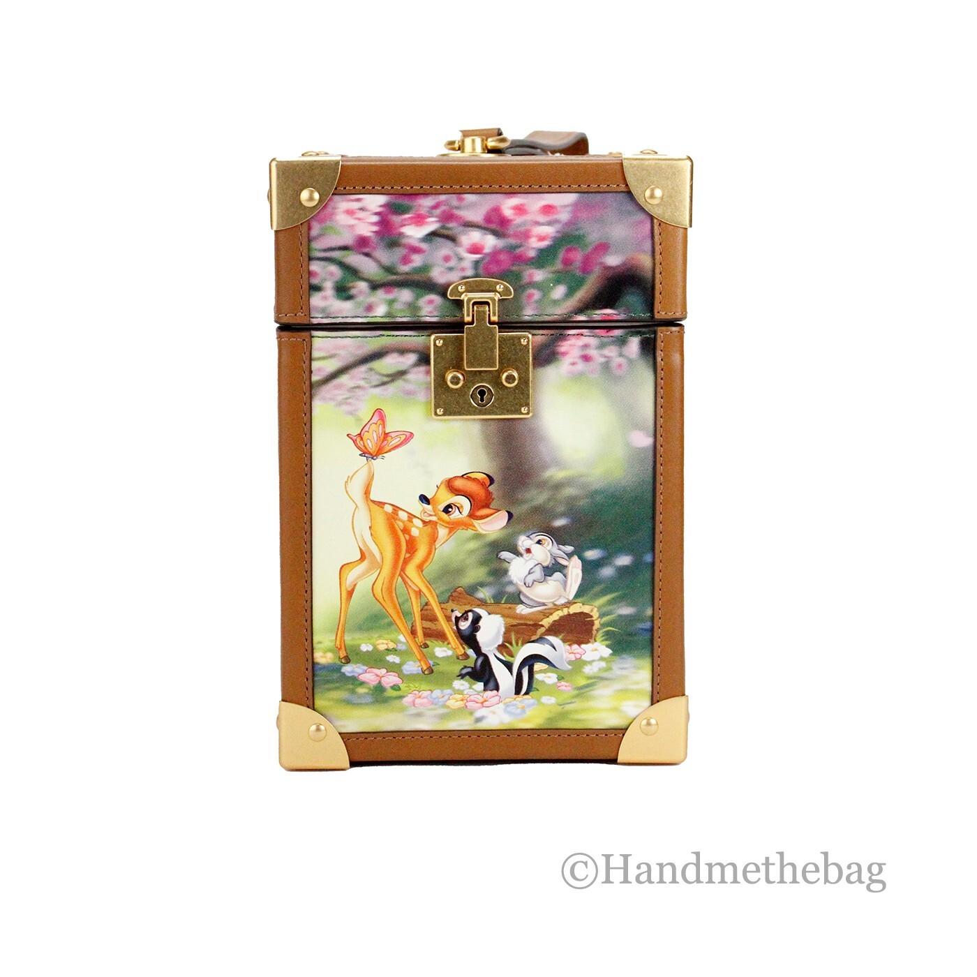 Kate Spade X Disney Bambi 3D Trunk Printed PVC Top Handle Clutch Handbag