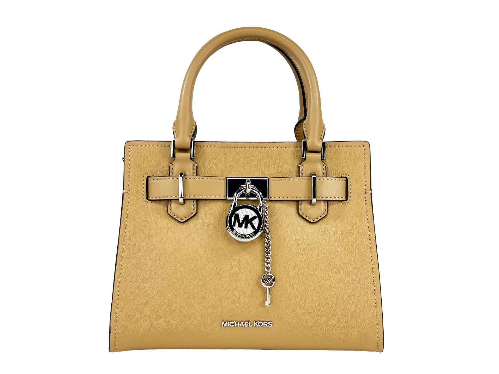 Michael Kors Hamilton Small Leather Satchel Crossbody