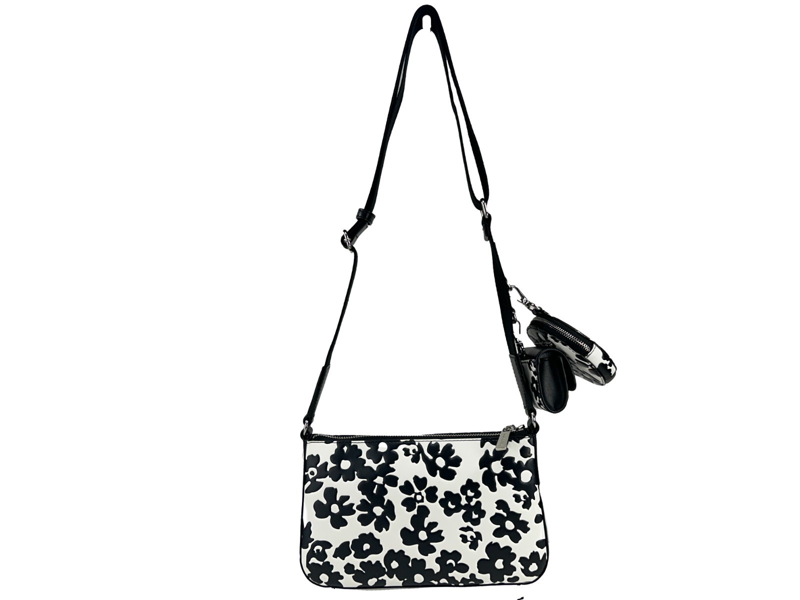 Michael Kors Floral Crossbody Tech Attachment Bag Purse