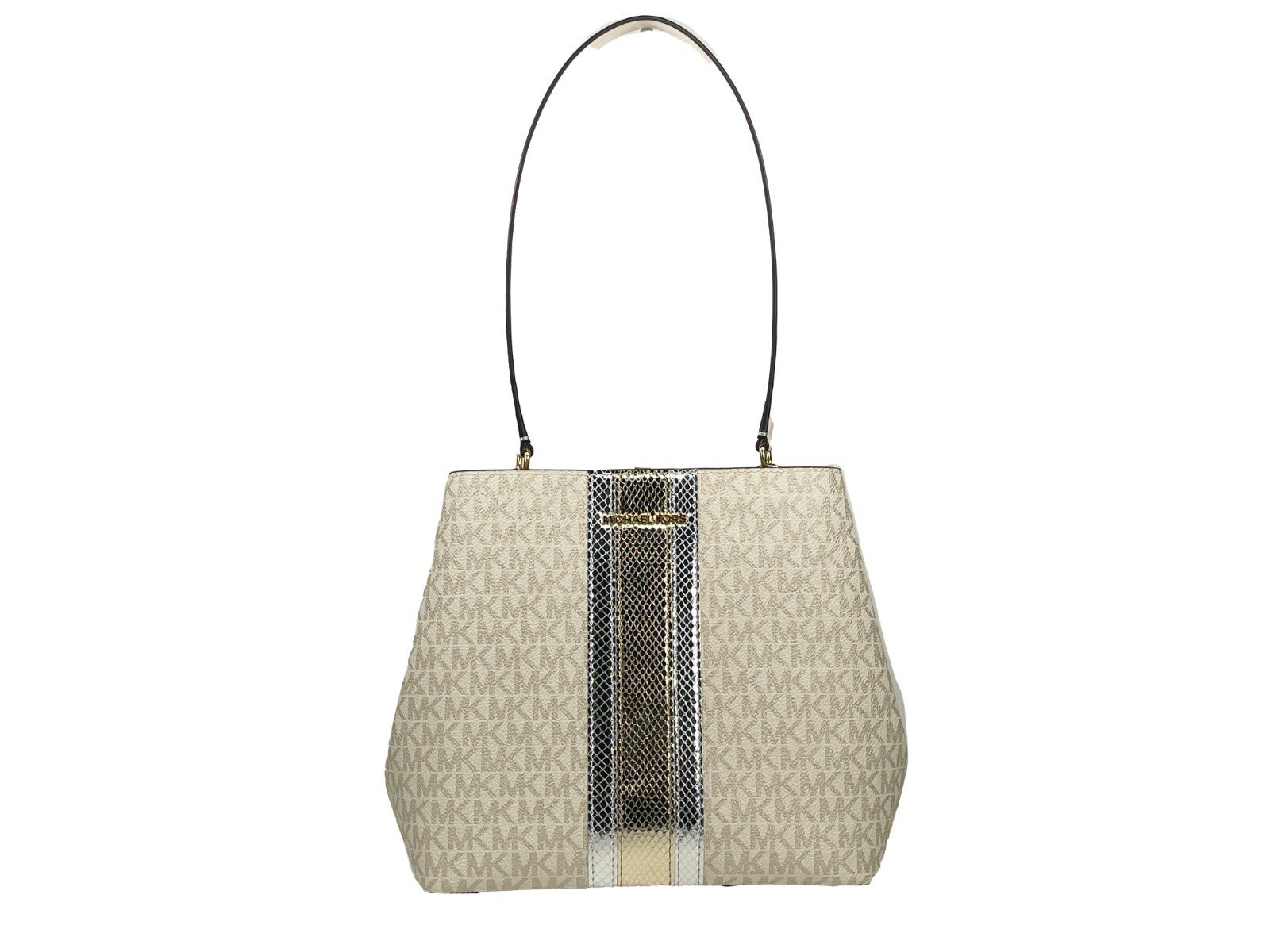 Michael Kors Medium Pratt Bucket Shoulder Bag Purse