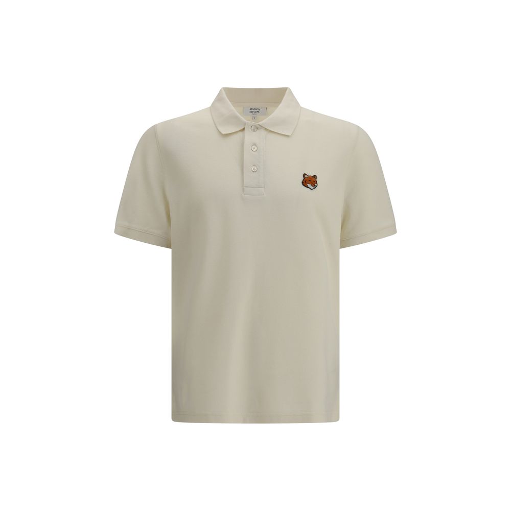 Beige Cotton Polo Shirt