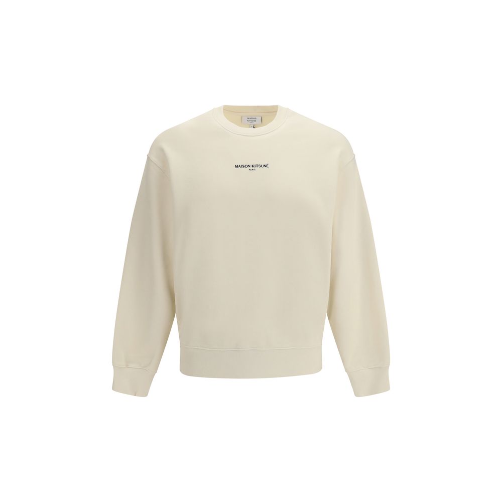Beige Cotton Sweatshirt