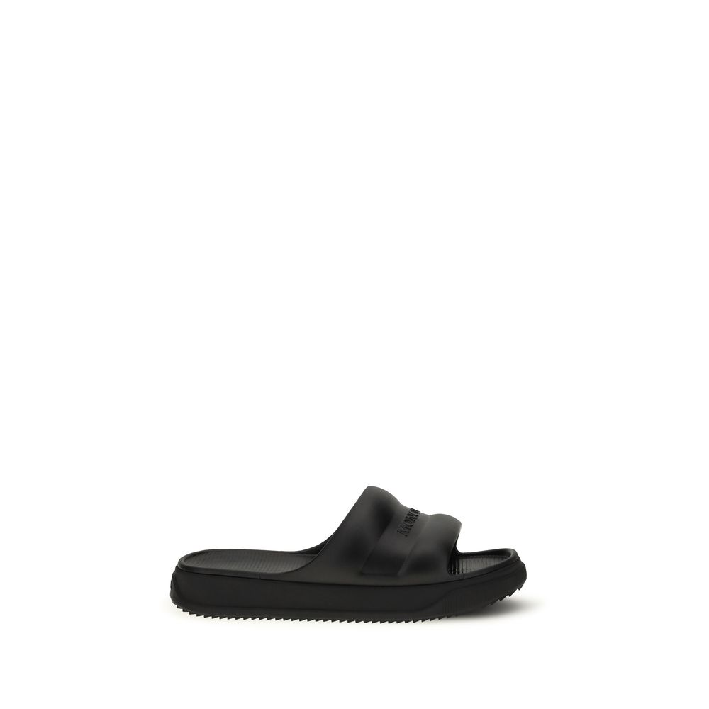Black Rubber Sandals