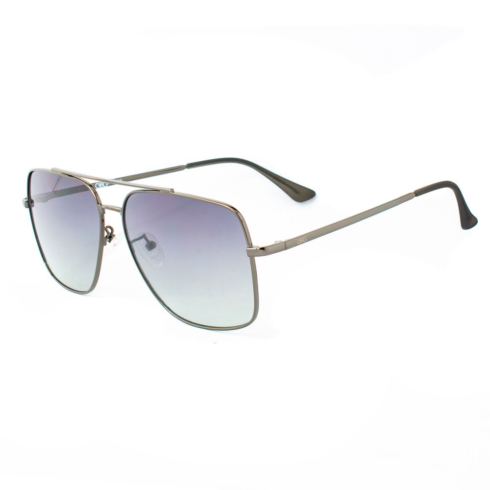 Gray Metal Sunglasses