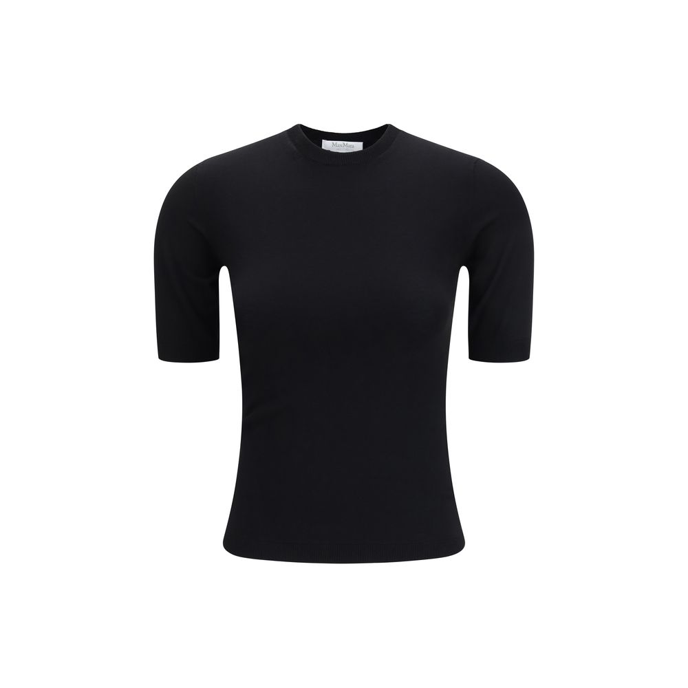 Black Viscose T-Shirt
