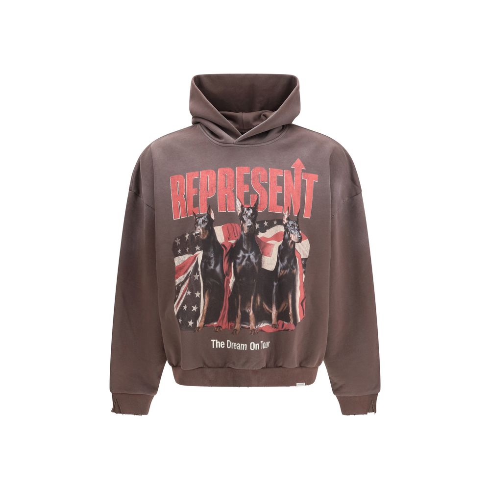 Brown Cotton Sweatshirt