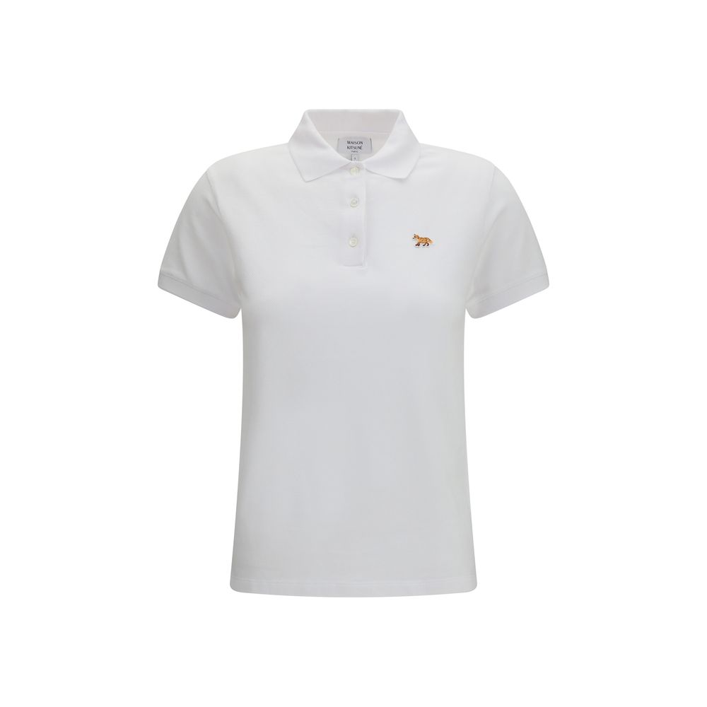White Cotton Polo Shirt