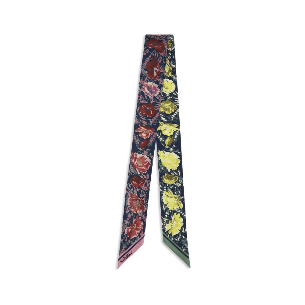 Multicolor Silk Foulard