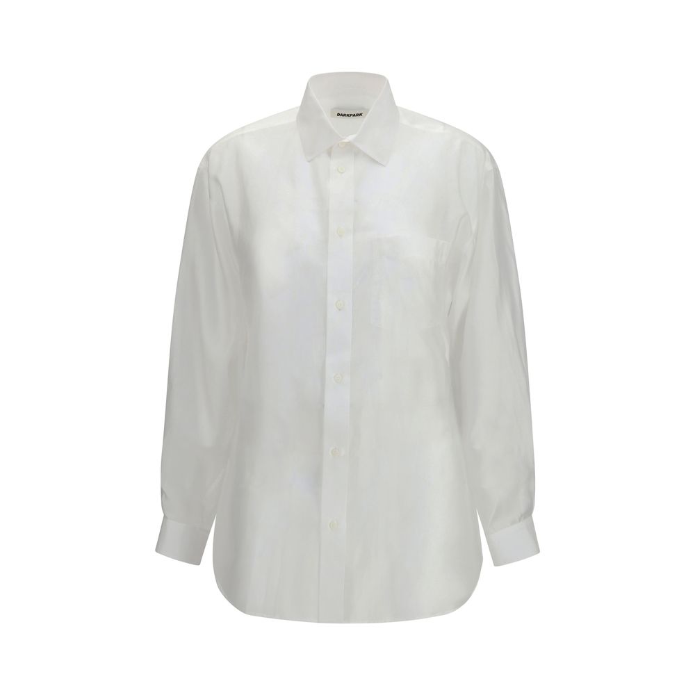 White Lyocell Dress Shirt