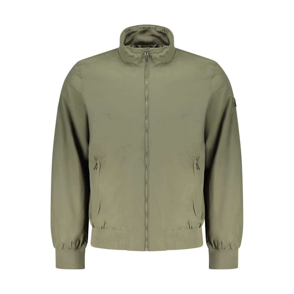 Verde Poliestere Men Jacket