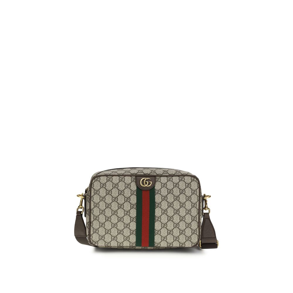 Beige Polyethylene Shoulder Bag