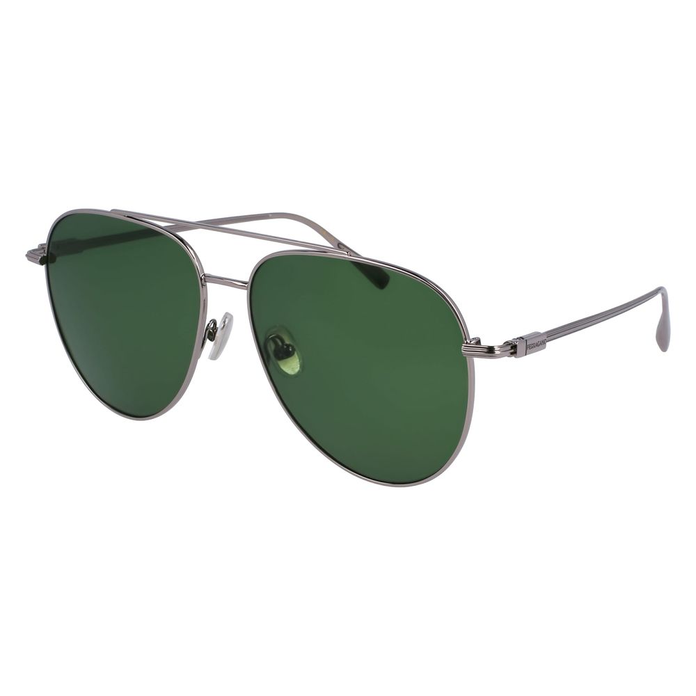 Gray Metal Sunglasses