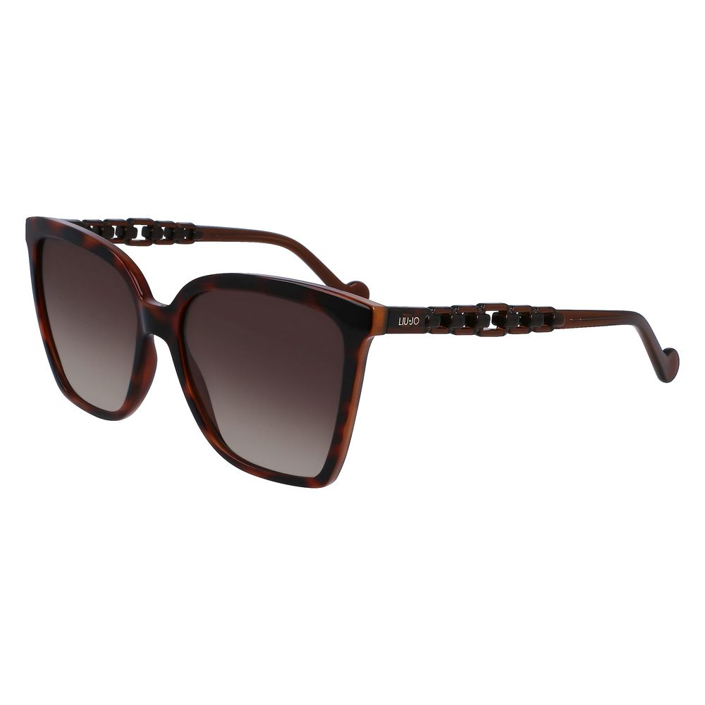 Brown Injected Sunglasses