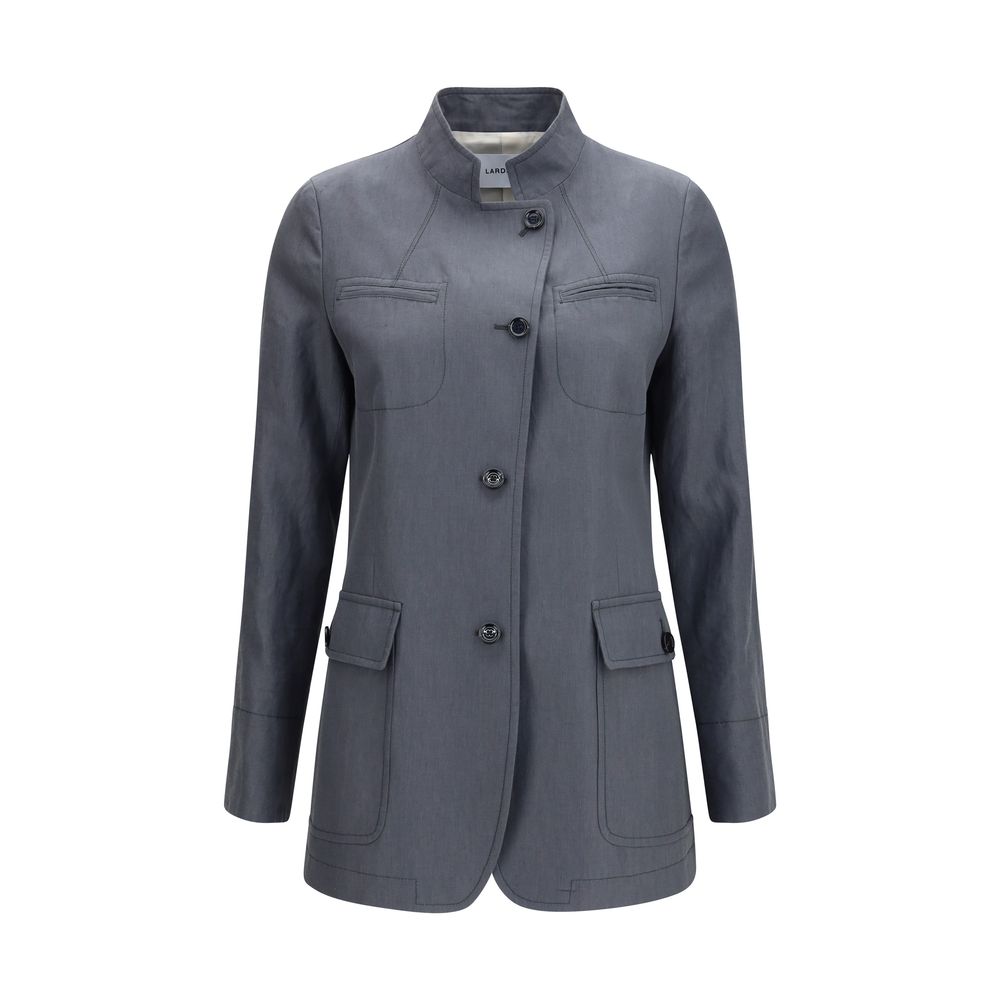 Gray Linen Coat