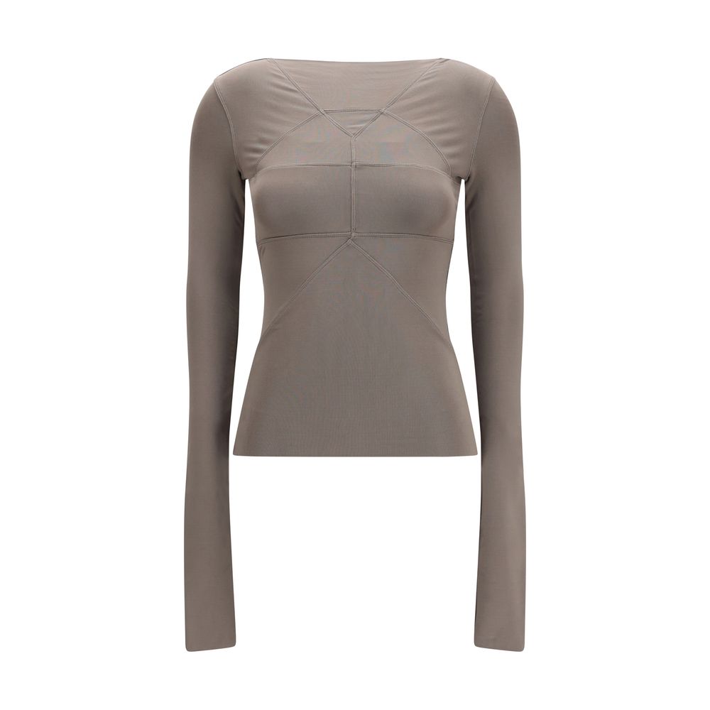 Gray Viscose Shirt