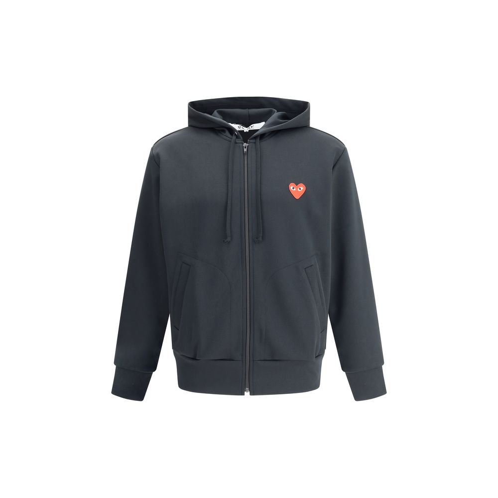 Black Polyester Sweatshirt