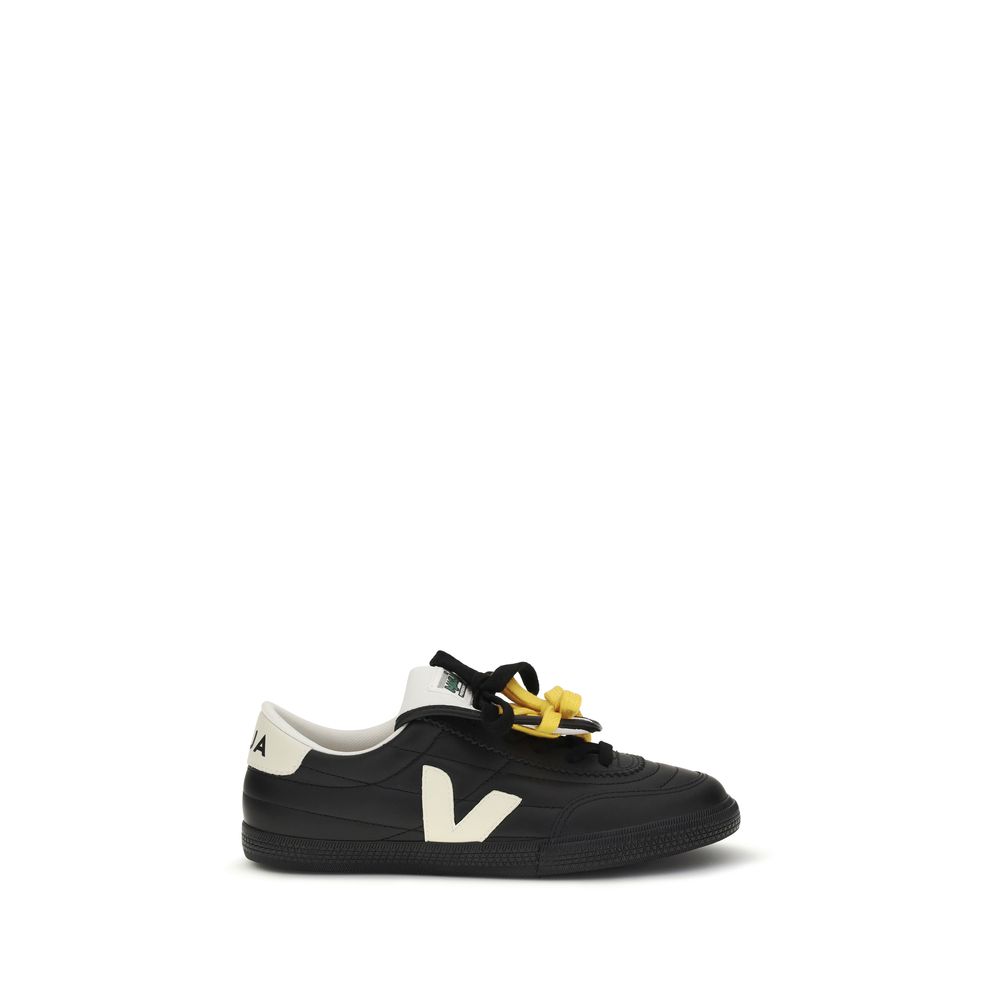 Black Calf Leather Bos Taurus Low Top Sneakers