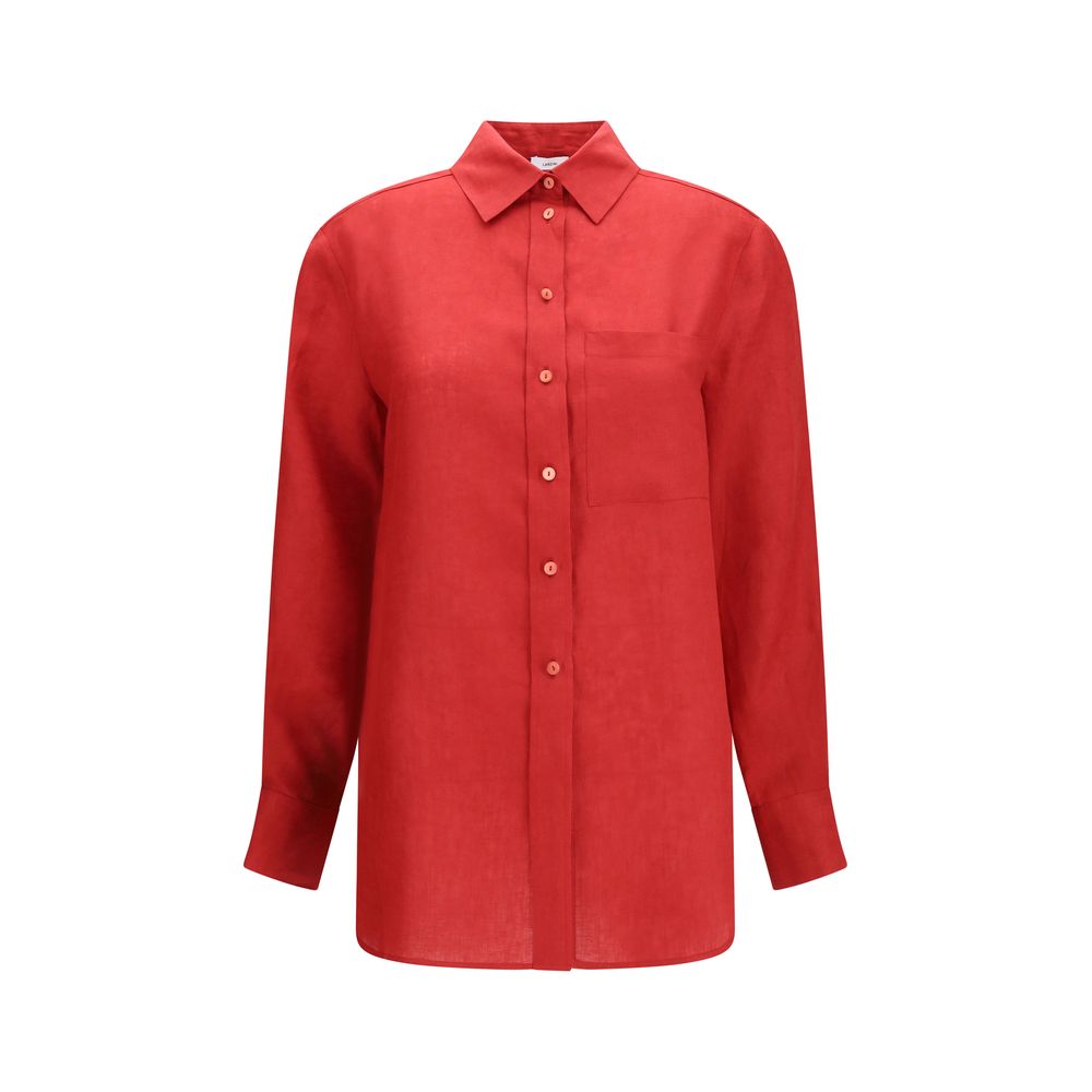 Multicolor Linen Dress Shirt