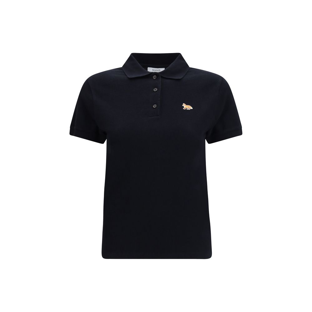 Black Cotton Polo Shirt