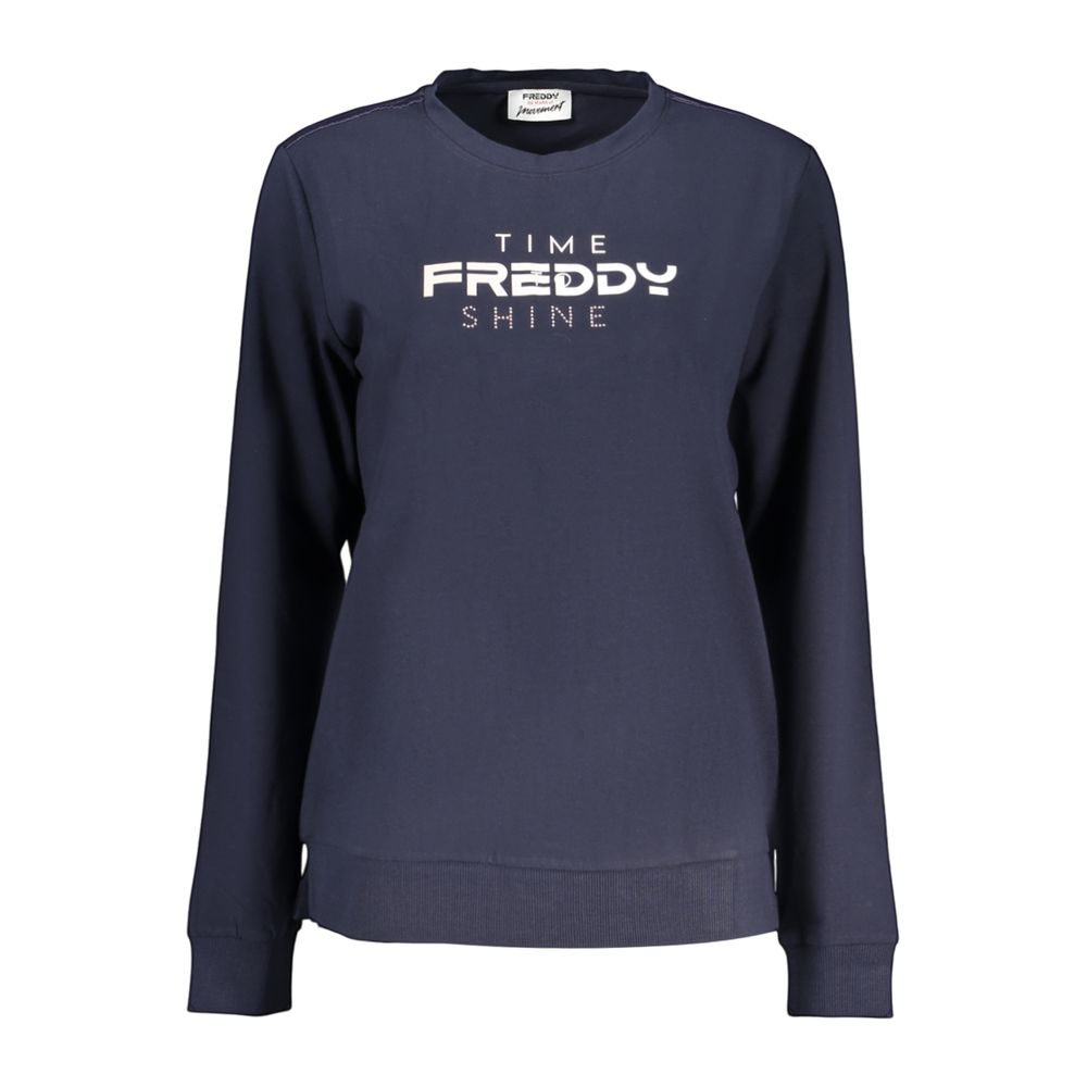 Blue Cotton Women's T-Shirt