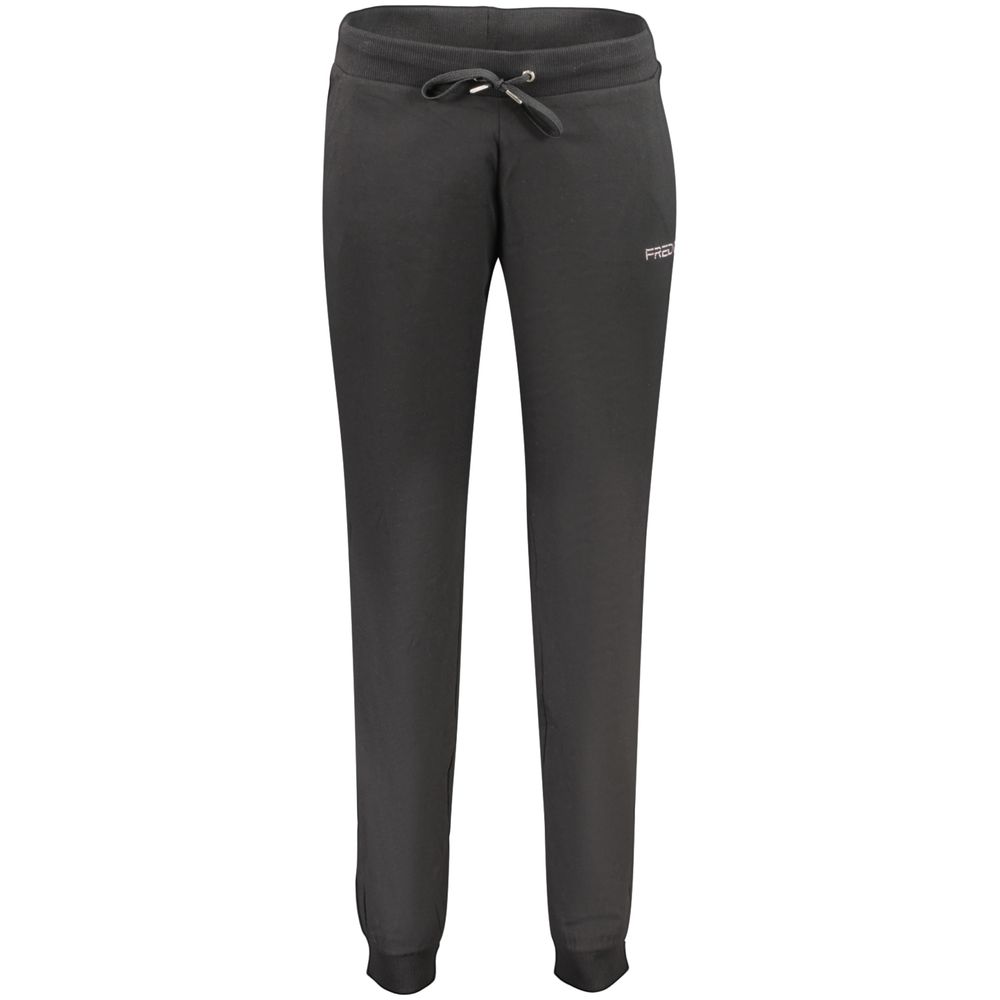 Black Cotton Womens Trousers