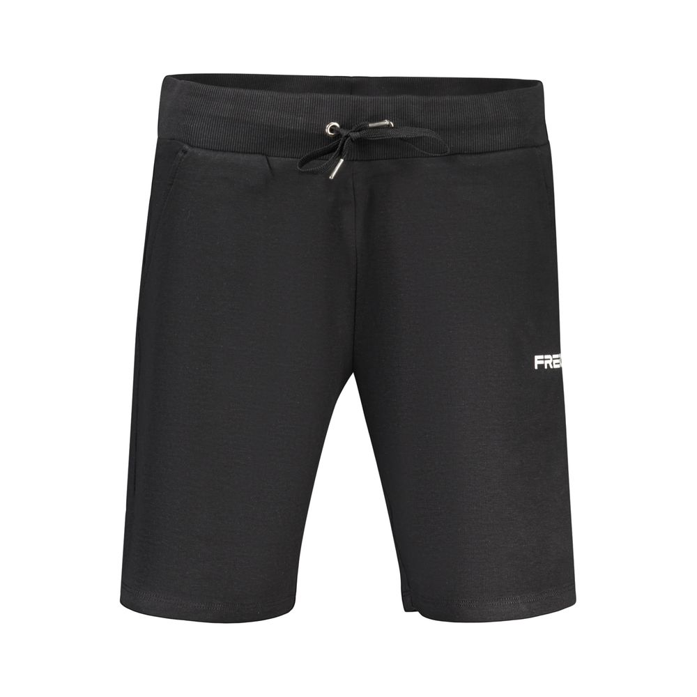 Black Cotton Women's Pants