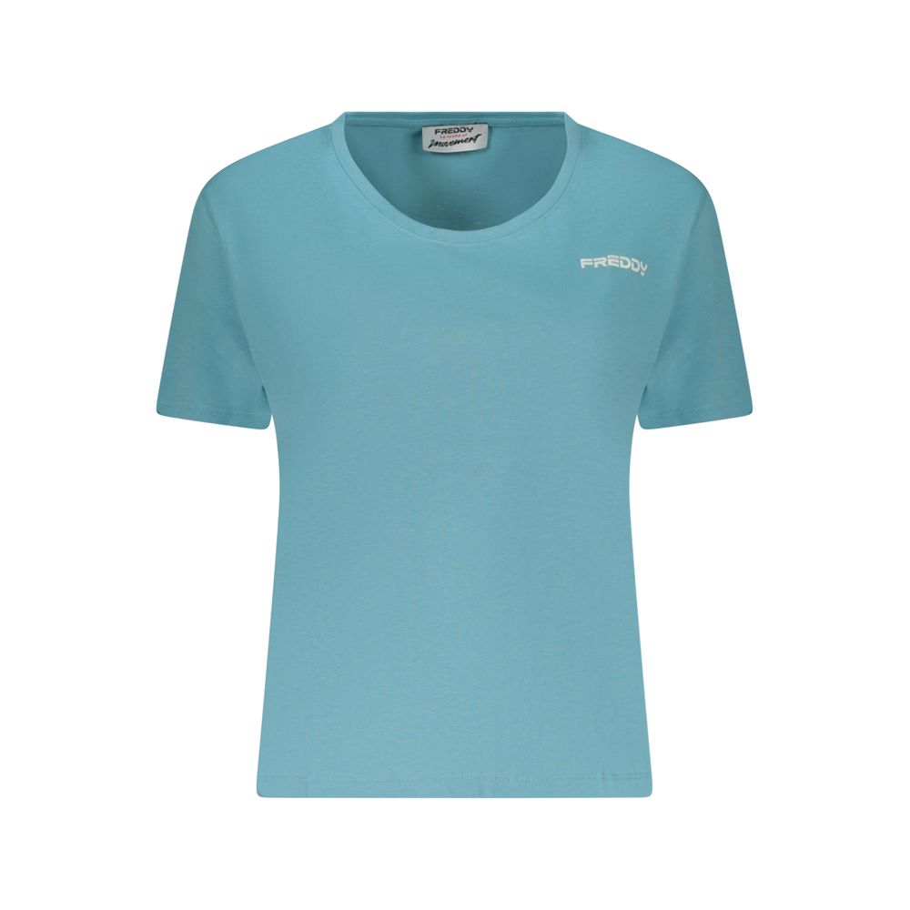 Azzurro Cotton Women's T-Shirt