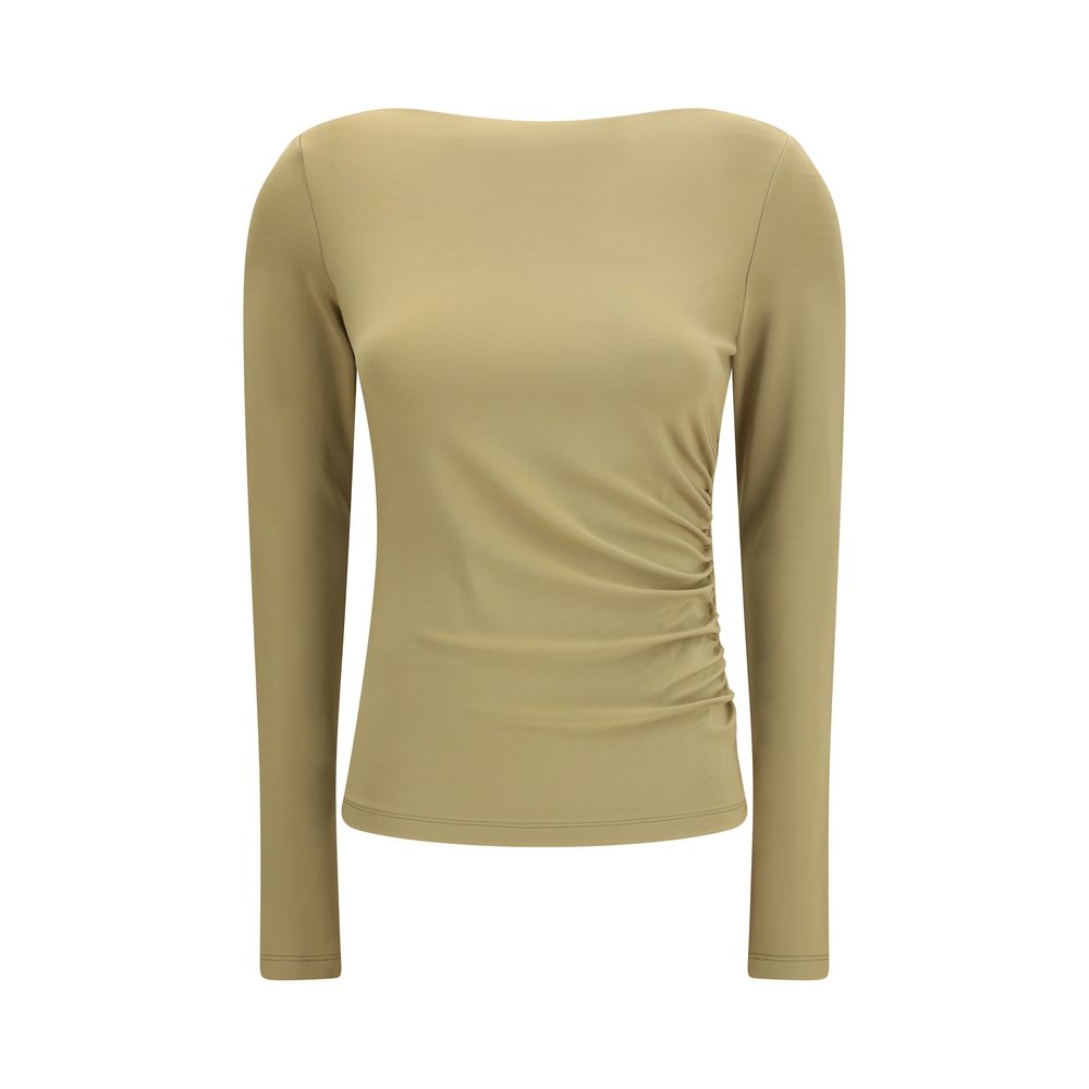 Beige Viscose Shirt