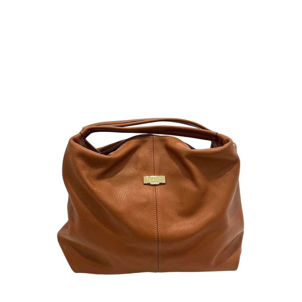 Brown Cowhide Shoulder Bag
